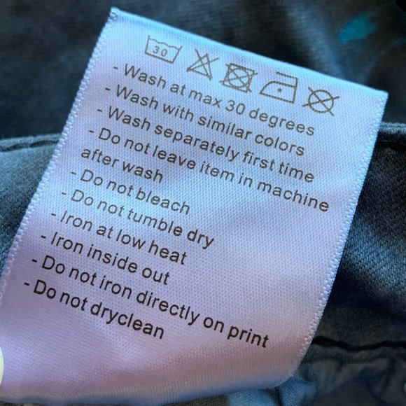 Se'Renade Died Paint Splattered Pants Size 36 - Picture 15 of 16